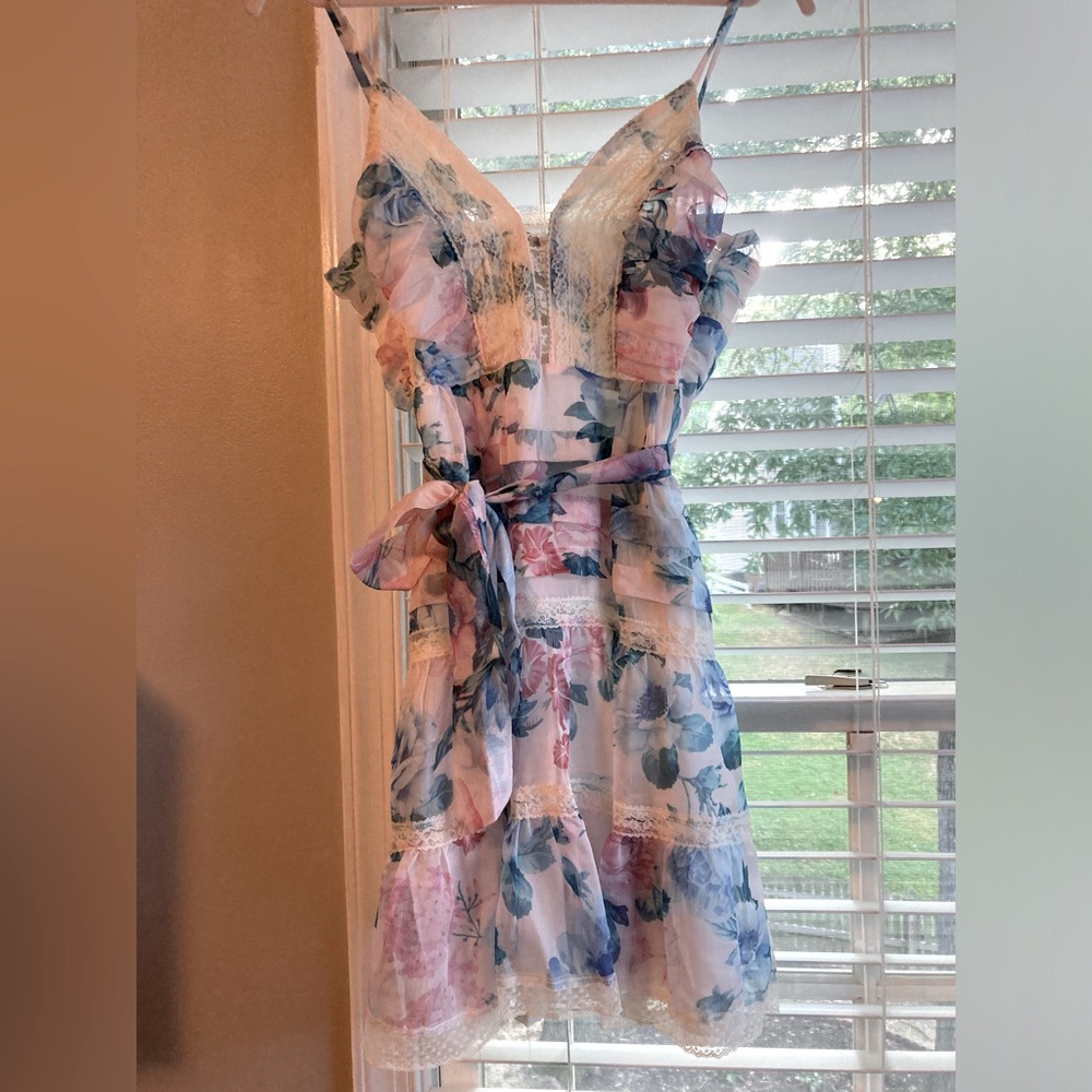 Cute floral mini dress
